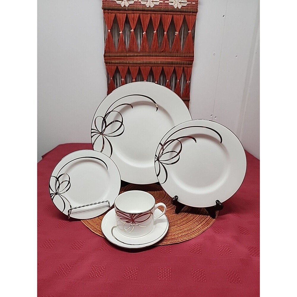 Kate Spade New York By Lenox Belle Boulevard 5 Piece Place Setting New No Box